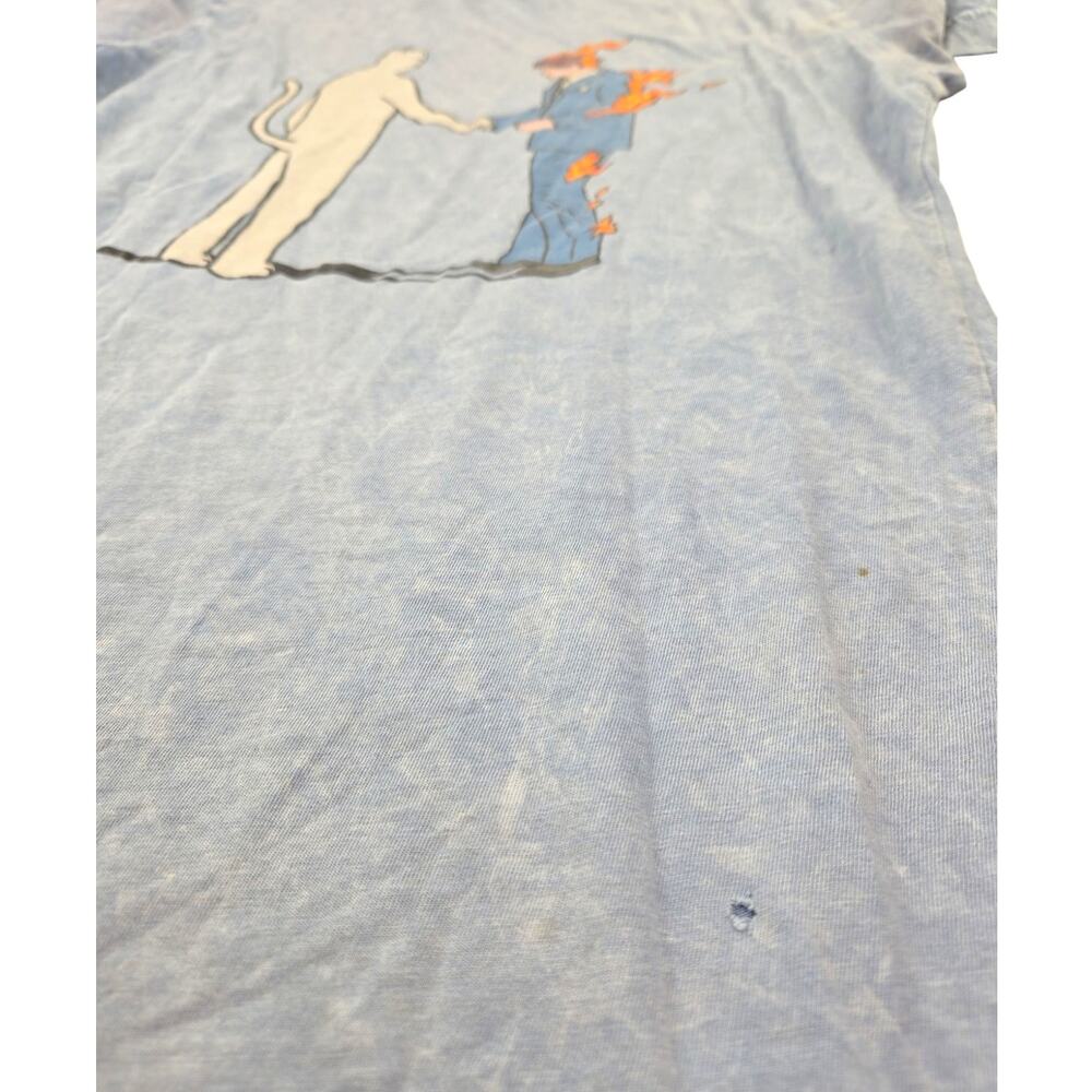 RipNDip | Light Blue Man on Fire T-shirt | Size Small - Picture 4 of 6